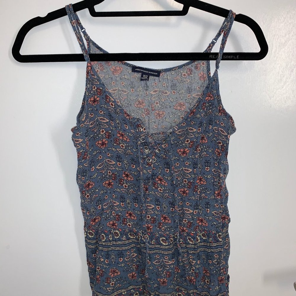 Floral Peblem Tank